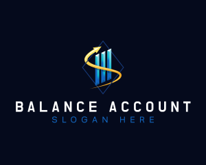 Graph Finance Accounting logo design