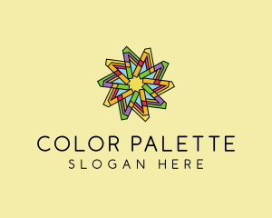 Creative Colorful Radial logo design