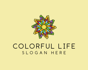 Creative Colorful Radial logo design