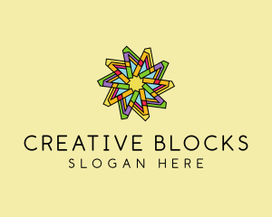 Creative Colorful Radial logo design