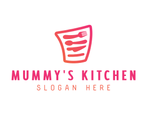 Cutlery Menu Restaurant logo design