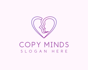 Heart Human Mind logo design