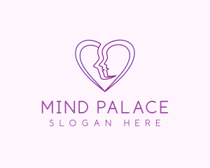 Heart Human Mind logo design