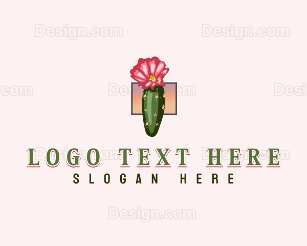 Colorado Cactus Flower Logo