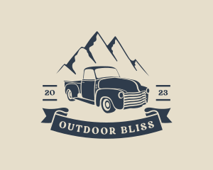 Pickup Van Adventure logo design