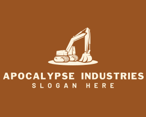 Industrial Construction Excavator logo design