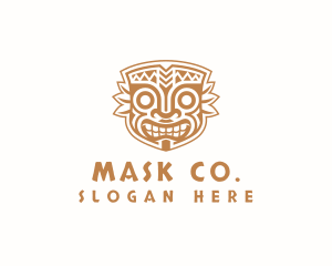 Tribal Mask Maori logo