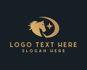 Horse Equestrian Stallion logo