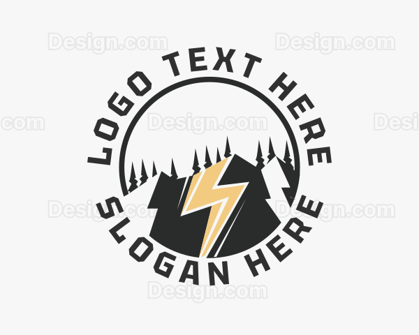 Mountain Energy Lightning Logo