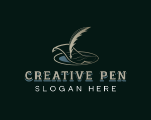 Quill Pen Writer logo design