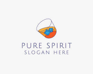 Whiskey Bourbon Alcohol Drink logo