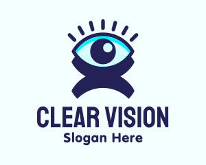 Optical Human Vision  logo design