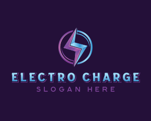 Lightning Electric Energy logo design