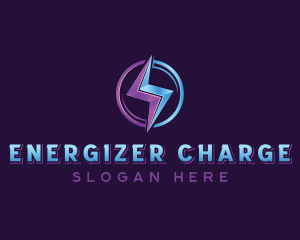 Lightning Electric Energy logo design