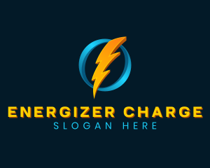 Lightning Thunder Energy logo design