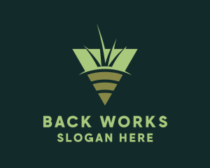 Grass Soil Gardening logo design