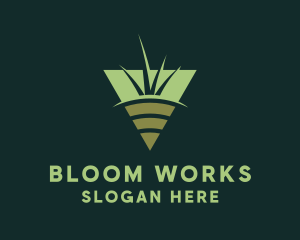 Grass Soil Gardening logo design