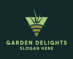 Grass Soil Gardening logo design