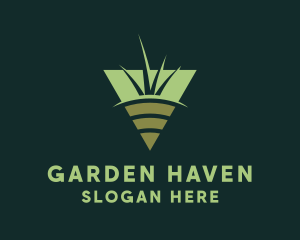 Grass Soil Gardening logo design