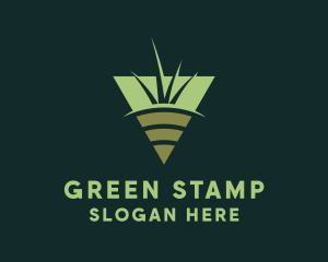 Grass Soil Gardening logo design