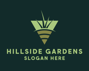 Grass Soil Gardening logo design