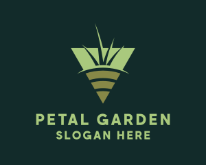 Grass Soil Gardening logo design