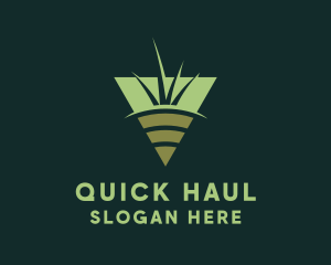 Grass Soil Gardening logo design