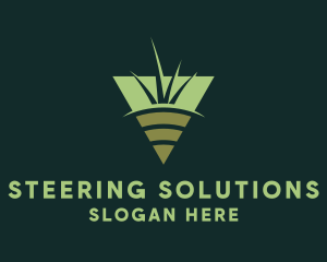 Grass Soil Gardening logo design