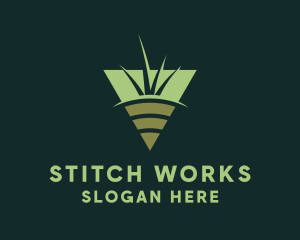 Grass Soil Gardening logo design