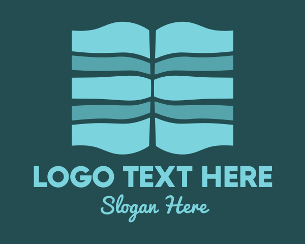 Book logo example 1