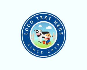 Cow Milk Farmer logo