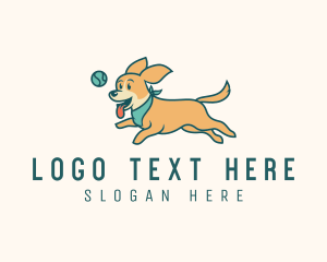 Running Pet Dog logo