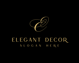 Gold Premium Event Styling logo design