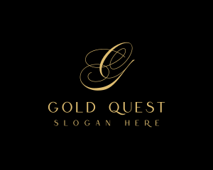 Gold Premium Event Styling logo design