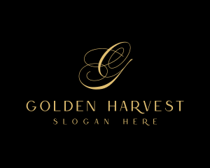 Gold Premium Event Styling logo design