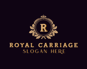 Royal Wreath Shield logo design