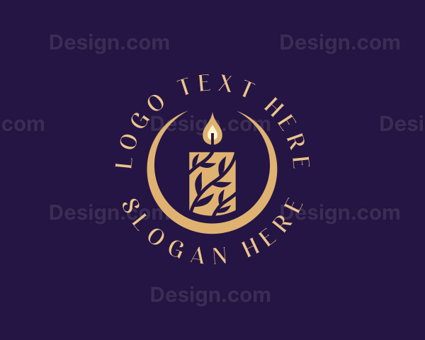 Candle Leaf Aromatherapy Logo