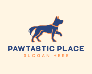 Husky Pet Dog logo