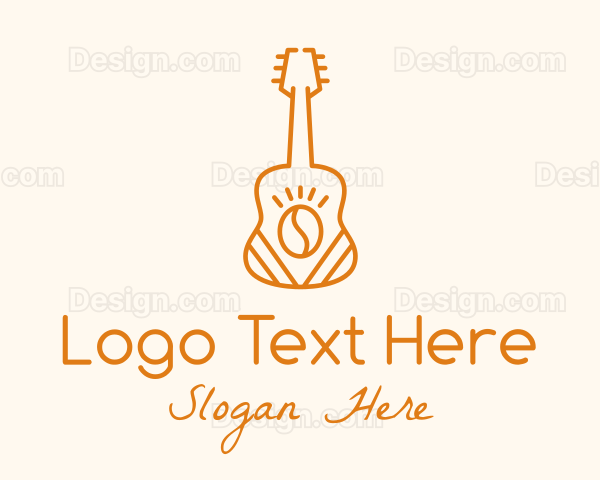 Coffee Bean Guitar Logo