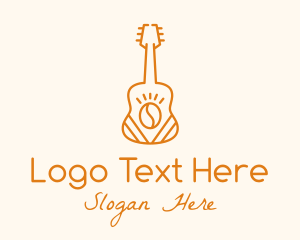 Coffee Bean Guitar  logo