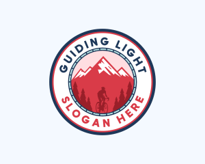 Outdoor Mountain Biking logo design