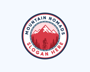 Outdoor Mountain Biking logo design