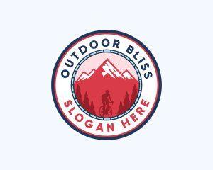 Outdoor Mountain Biking logo design