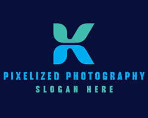 Digital App Letter K logo design