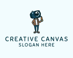 Vlogger Camera Guy logo design