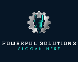 Electric Power Plug logo design