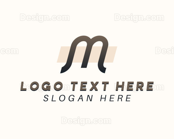 Generic Business Letter M Logo