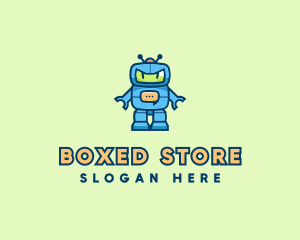 Chatbot Robot Message Bot logo design