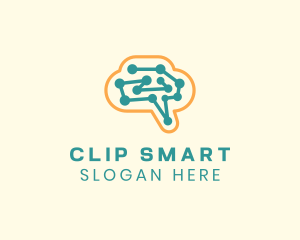 Digital Tech Brain logo design