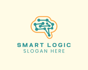 Digital Tech Brain logo design